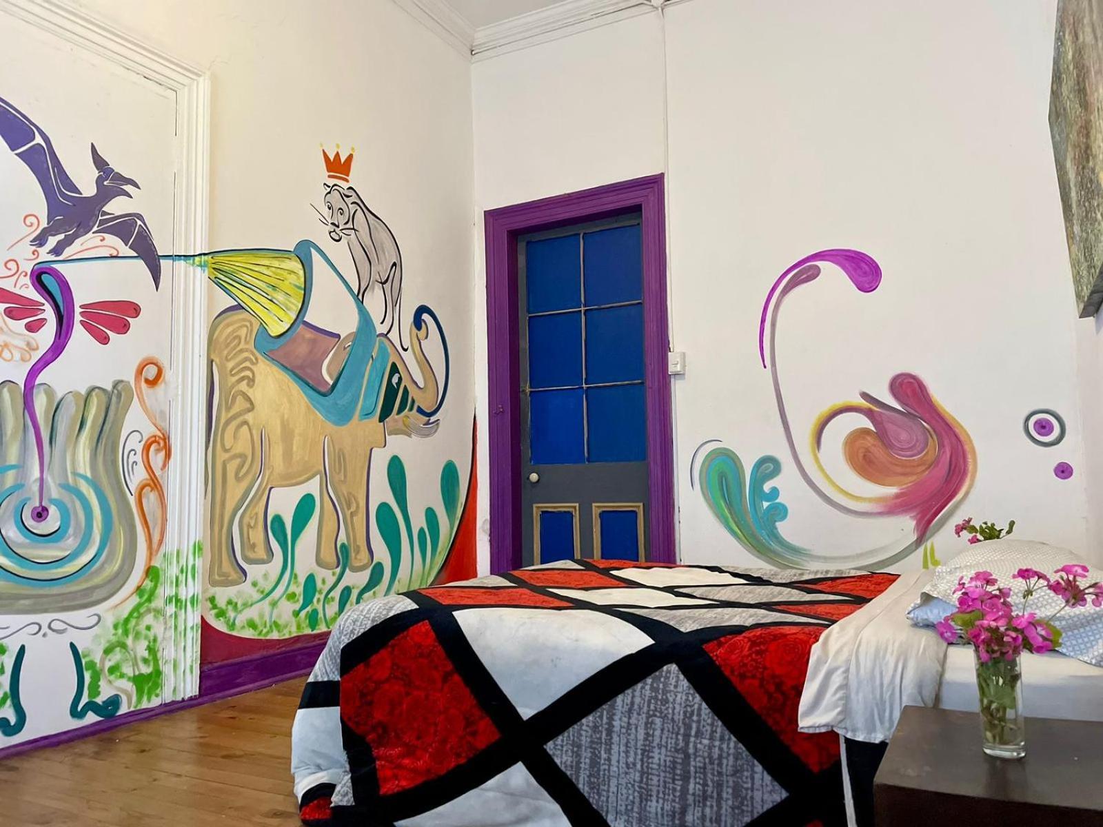 וואלפאראיסו Art Hostel Casa Chaman מראה חיצוני תמונה