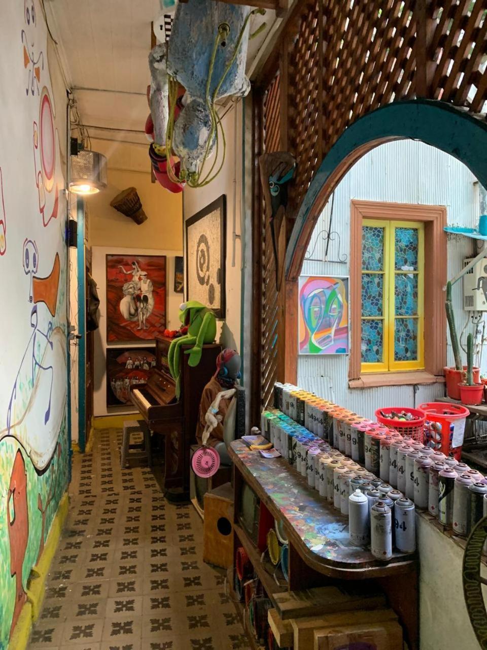 וואלפאראיסו Art Hostel Casa Chaman מראה חיצוני תמונה