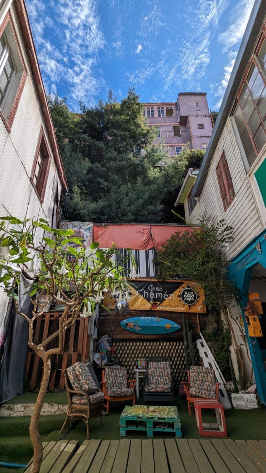 וואלפאראיסו Art Hostel Casa Chaman מראה חיצוני תמונה